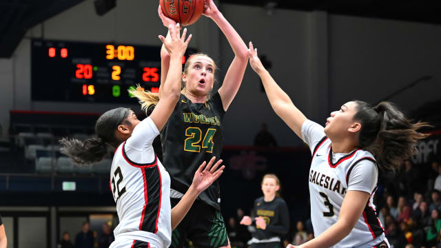 Salesian girls vs. San Ramon Valley NCS Open 2023 championship by Greg Jungferman at St Marys College022620232666